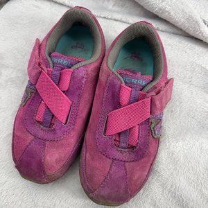 Merrell Girls Kids Shoes Size 10 Pacific Z-Rap Leather Pink Raspberry